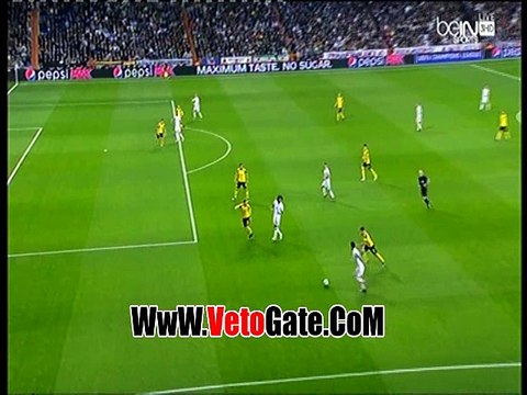 بنزيما يتقدم بالهدف الثانى لـ ريال مدريد فى دورتموند