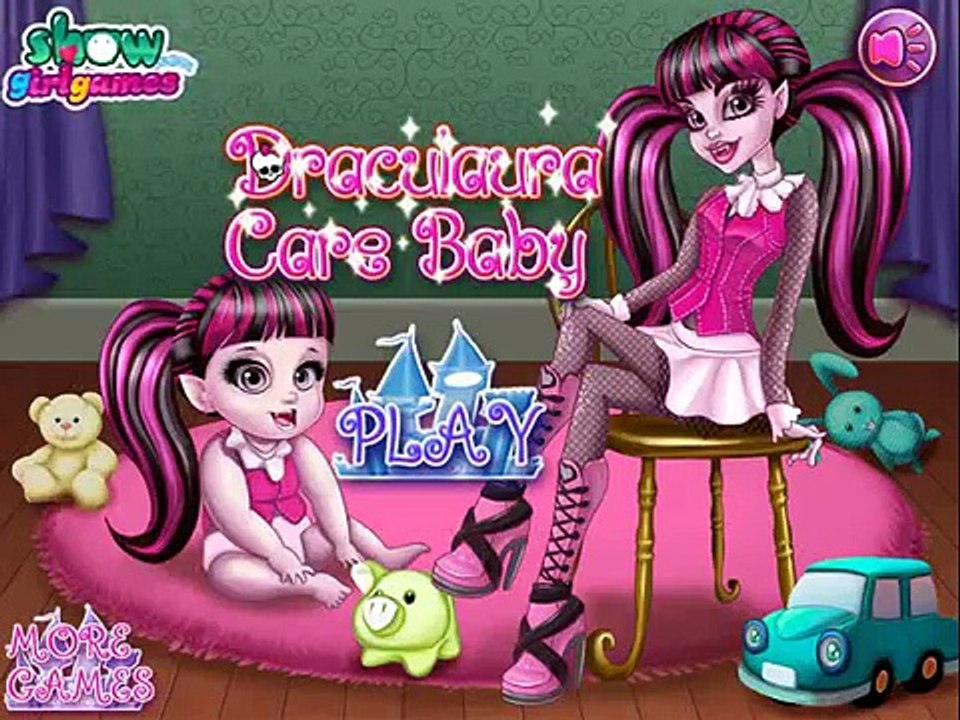 Juegos de cuidado para bebés - Cuidado del bebé Draculaura (Draculaura Care Baby)