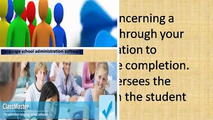 Language school administration software
