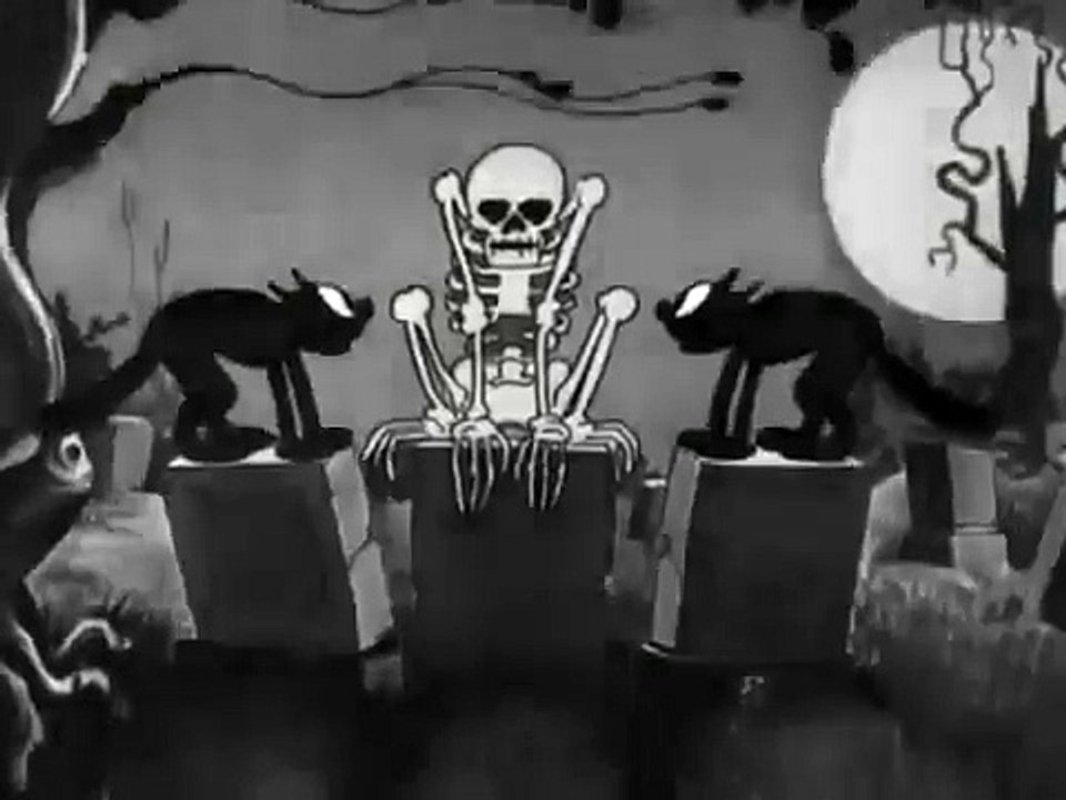 the Misfits and disney cartoons (last caress/Silly Symphony " the skeleton dance")