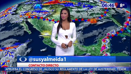 Susana Almeida Pronostico del Tiempo 7 de Diciembre de 2016