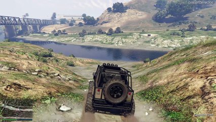 Скачать видео: Grand Theft Auto V Offroading