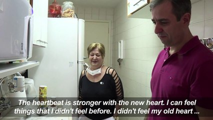 Brazilian with German Olympian's heart: 'back to life'