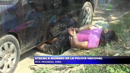 Disparan contra miembro de la Policía Nacional