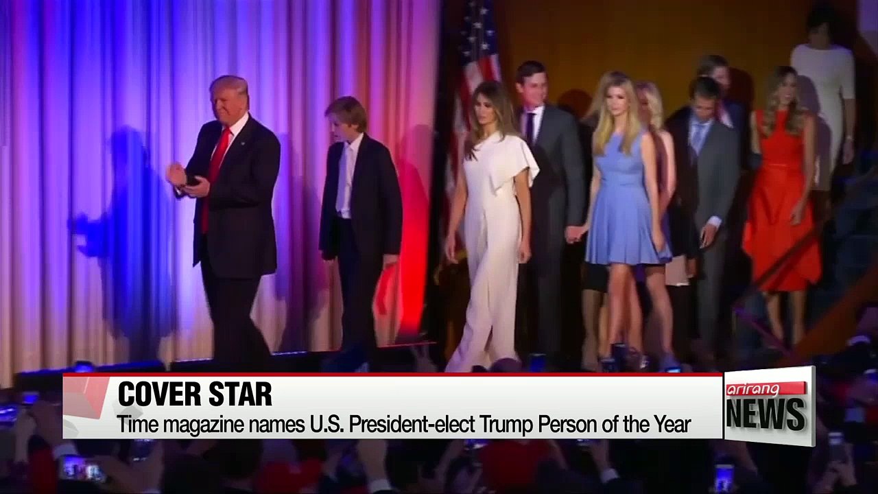 Time magazine names U.S. President-elect Trump Person of the Year