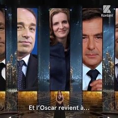 "Nicolas Sarkozy" reçoit l'oscar du meilleur acteur