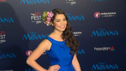 Dwayne Johnson, Lin-Manuel Miranda, Auli'i Cravalho At 'Moana' World Premiere