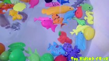 メルちゃん おもちゃアニメ なにが釣れるかな？♥魚釣り お風呂 水遊び  Toy Kids トイキッズ animation anpanman-qF_OaUE-098
