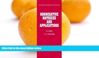 Read Online R. B. Bapat Nonnegative Matrices and Applications (Encyclopedia of Mathematics and its