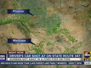 Driver's car shot at on State Route 347