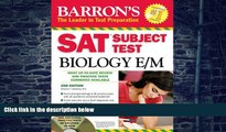 Pre Order SAT Subject Test Biology E/M with CD-ROM, 2nd Edition (Barron s SAT Subject Test