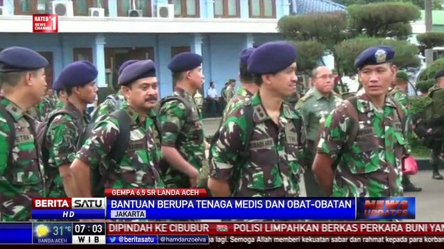 TNI Kirim Tiga Hercules Pembawa Bantuan Medis ke Aceh