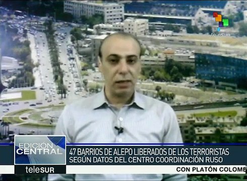 Ejército sirio ha liberado 47 barrios de Alepo de grupos terroristas