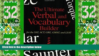Price The Ultimate Verbal and Vocabulary Builder for the SAT, ACT, GRE, GMAT and LSAT Lighthouse