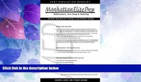 Price Manhattan Elite Prep Erasable GMAT Booklet with Pen (Manhattan Review) Manhattan Elite prep