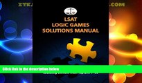 Best Price LSAT Logic Games Solutions Manual: Complete Solutions to All Analytical Reasoning