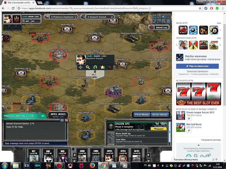 WAR COMMANDER - Hingwai Zealosts 50 Base
