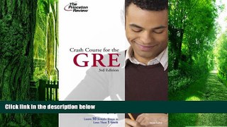 Audiobook Crash Course for the GRE, 3rd Edition (Graduate School Test Preparation) Princeton