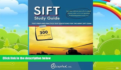 Best Price SIFT Study Guide: Test Prep and Practice Questions for the Army SIFT Exam SIFT Study