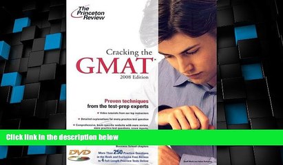 Best Price Cracking the GMAT with DVD, 2008 Edition (Graduate School Test Preparation) Princeton