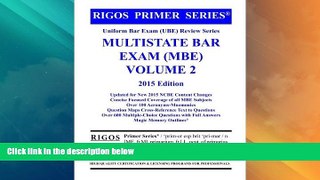 Best Price Rigos Primer Series Uniform Bar Exam (UBE) Review Series Multistate Bar Exam: MBE