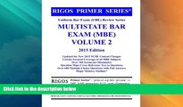 Best Price Rigos Primer Series Uniform Bar Exam (UBE) Review Series Multistate Bar Exam: MBE