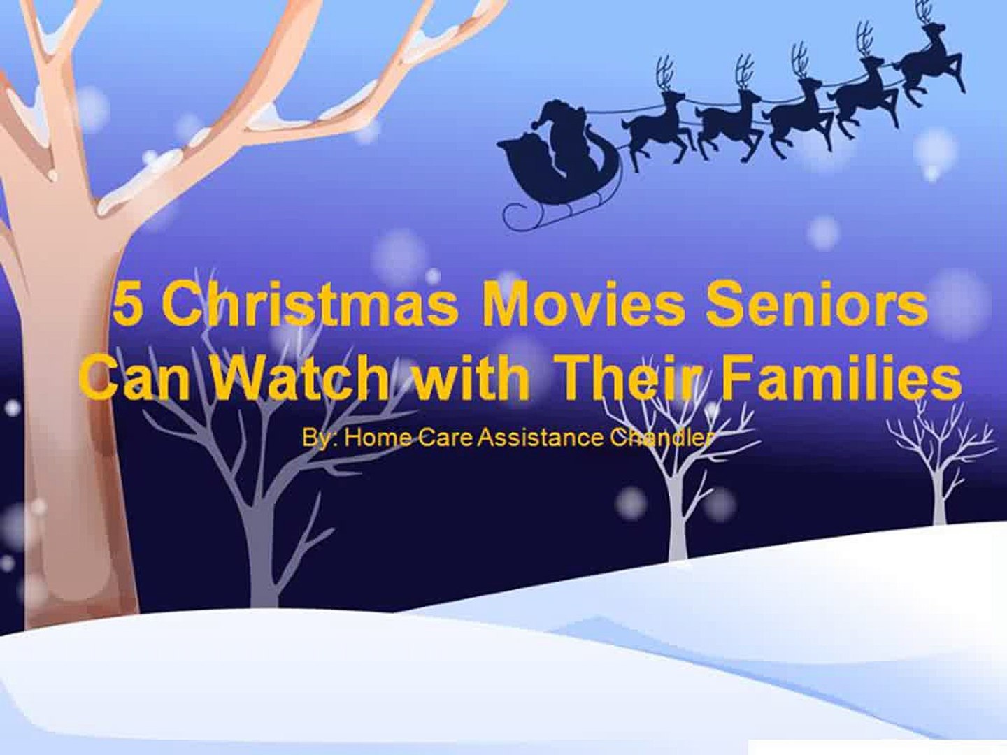 5 Christmas Movies Seniors Can Watch with Their Families