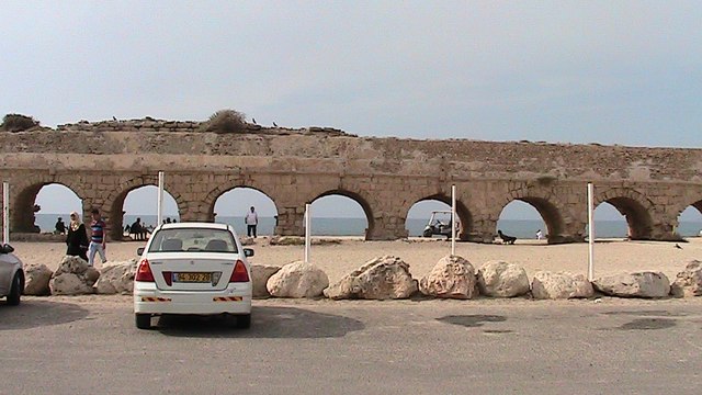 Caesarea Maritima, Great Harbor City with Ancient Roman Aqueduct - Israel Tour