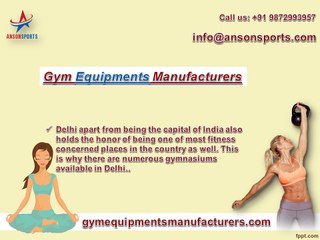 Download Video: Get Online Service with Gym Equipment manufacturers in Delhi