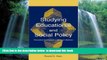 Pre Order Studying Educational and Social Policy: Theoretical Concepts and Research Methods