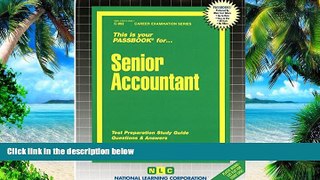 Price Senior Accountant(Passbooks) (Career Examination Ser. ; C-992) Jack Rudman On Audio