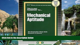Best Price MECHANICAL APTITUDE (General Aptitude and Abilities Series) (Passbooks) (General