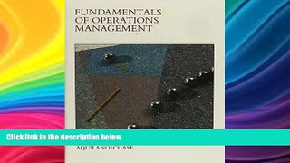 PDF  Fundamentals of Operations Management Nicholas J. Aquilano  Full Book