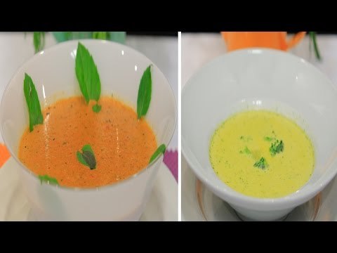 شوربة طماطم وفلفل مشوي - شوربة كوسة ووصفات أخري| اميره في المطبخ حلقة كاملة