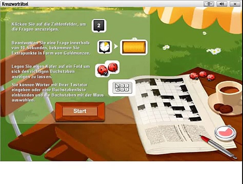 Kreuzworträtsel app mit gutem Lexikon