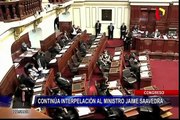 Ministro Jaime Saavedra fue interpelado en el Congreso de la República