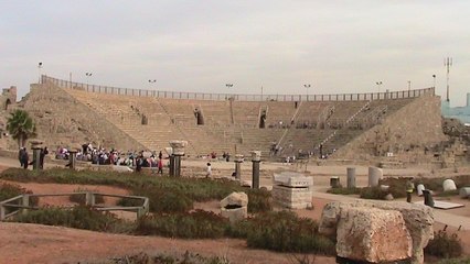 Caesarea Maritima, Roman Bath House and Hippodrome at Caesarea, Israel Tour