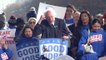Bernie Sanders piles pressure on Trump over jobs at Washington rally of blue-collar workers