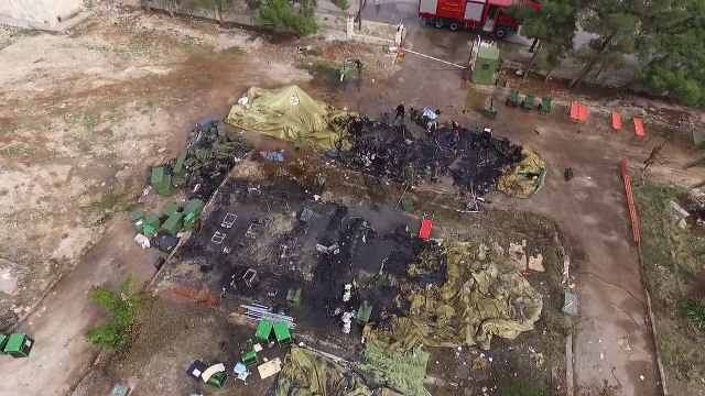 Syria. Aleppo Сирия, последствия обстрела госпиталя Минобороны РФ в Алеппо