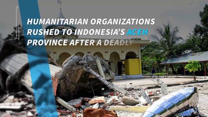 Aid groups rush to Indonesia following deadly quake
