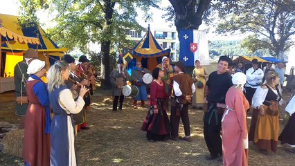 Semaine cévenole Alès 2016 Danses médiévales au Fort Vauban et Jardins du bosquet