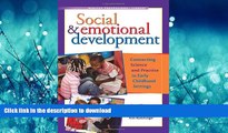 PDF Social   Emotional Development: Connecting Science and Practice in Early Childhood Settings On