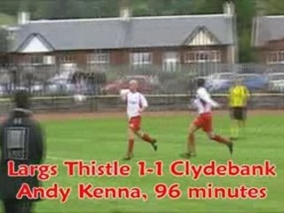 Largs Thistle v Clydebank highlights