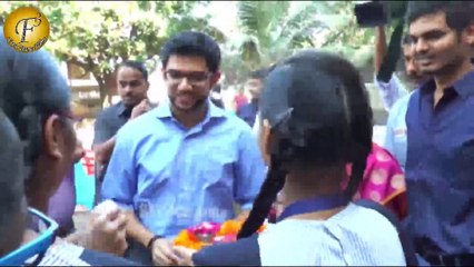 RAKEYSH OMPRAKASH MEHRA & OTHERS VISIT BMC WORLI SEA FACE SCHOOL