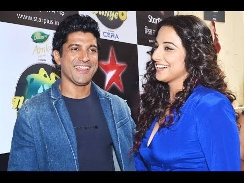 Farhan Akhtar Vidya Balan Promote Shaadi Ke Side Effects on Nach Baliye