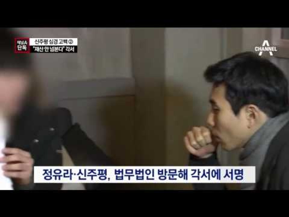 [채널A단독]최순실 “재산 넘보지 않겠다” 각서 요구
