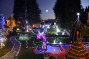 Séméac (65) : André illumine son jardin pour Noël