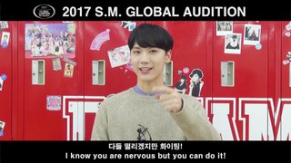 [S.M. ARTIST MESSAGE] 2017 S.M. GLOBAL AUDITION