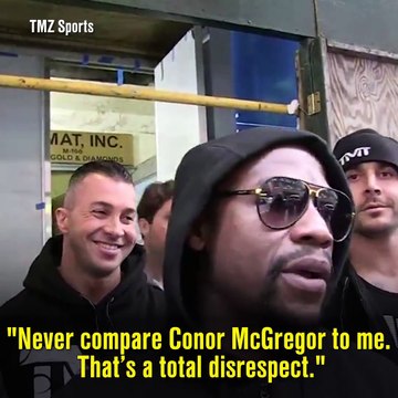 Floyd Mayweather is not impressed with Conor McGregor