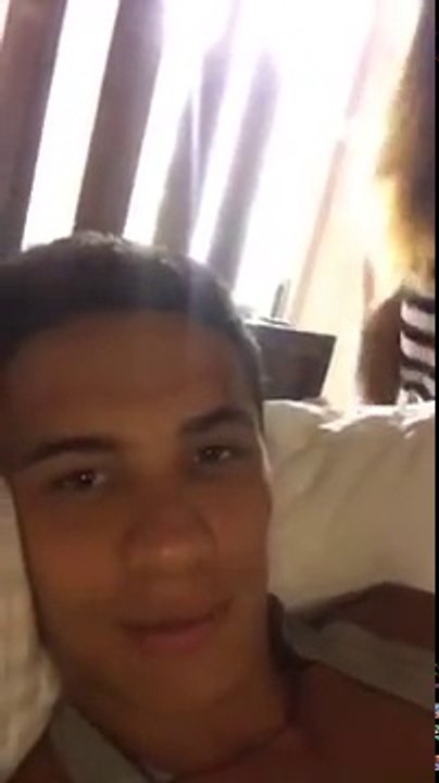 Ксения Кижаева и Олег Бурханов в Periscope 06.12.2016 Улетаем с Сейшел, дом 2 остров